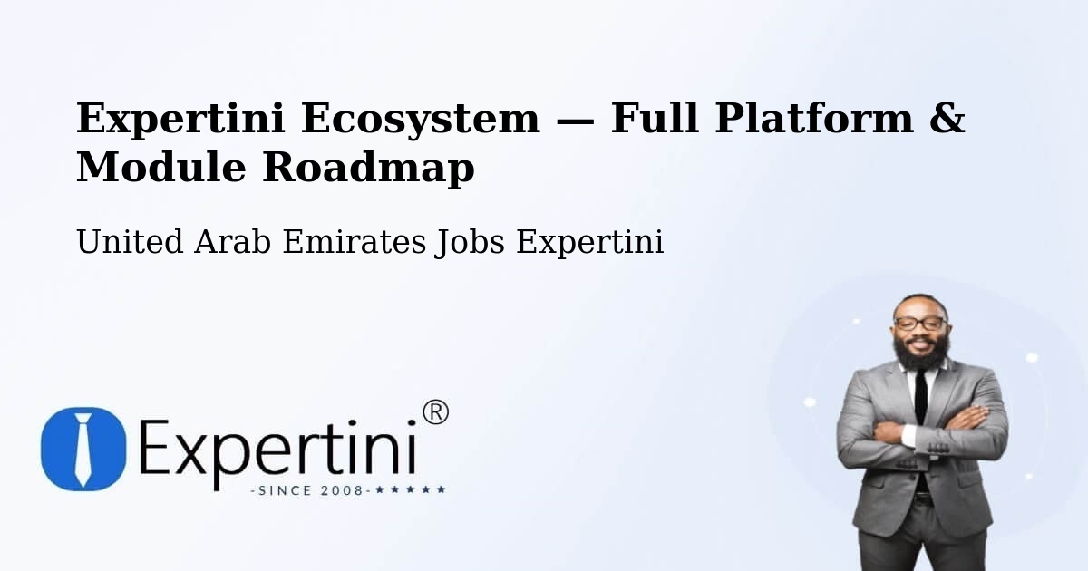 Expertini Ecosystem — Full Platform & Module Roadmap – Khalifah A City