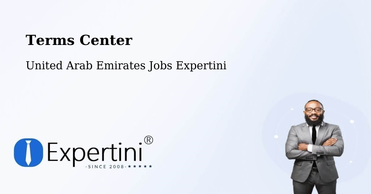 Terms of Service – Khalifah A City - United Arab Emirates Jobs Expertini